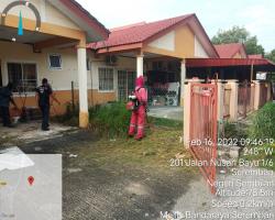 PEMBERSIHAN SEMAK SAMUN  TANAH LOT KOSONG