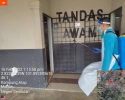 PEMBERSIHAN DAN SEMBURAN NYAHKUMAN (DISINFEKSI) KAWALAN NOVEL CORONAVIRUS COVID -19