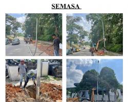 KERJA-KERJA MEMBEKAL DAN MEMASANG SISTEM LAMPU JALAN DI KAWASAN PERINDUSTRIAN RINGAN SRI SENAWANG (FASA 2)