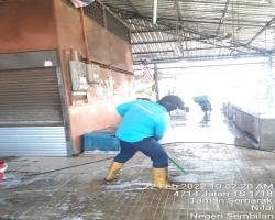 KERJA-KERJA PEMBERSIHAN PASAR