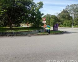  KERJA-KERJA MEMBUKA PAPAN IKLAN/BUNTING/BANNER HARAM