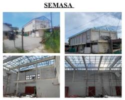 KERJA-KERJA MEMBAIKPULIH DEWAN SERBAGUNA DI PEKAN NILAI, MAJLIS BANDARAYA SEREMBAN