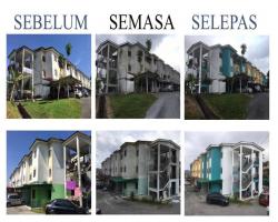 KERJA-KERJA MENGECAT, MENURAP JALAN DAN KERJA-KERJA BERKAITAN DI RUMAH PANGSA TAMAN ZAITON INDAH, DAERAH SEREMBAN