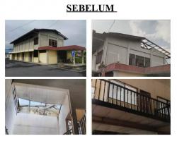 KERJA-KERJA MEMBAIKPULIH DEWAN SERBAGUNA DI PEKAN NILAI, MAJLIS BANDARAYA SEREMBAN