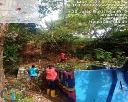 PEMBERSIHAN SEMAK SAMUN  TANAH LOT KOSONG