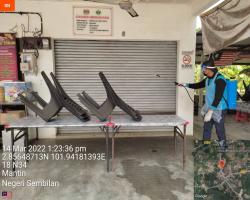 PEMBERSIHAN DAN SEMBURAN NYAHKUMAN (DISINFEKSI) KAWALAN NOVEL CORONAVIRUS COVID -19