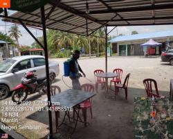 PEMBERSIHAN DAN SEMBURAN NYAHKUMAN (DISINFEKSI) KAWALAN NOVEL CORONAVIRUS COVID -19