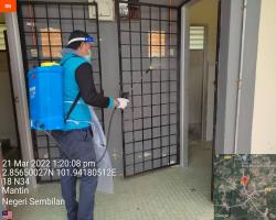 PEMBERSIHAN DAN SEMBURAN NYAHKUMAN (DISINFEKSI) KAWALAN NOVEL CORONAVIRUS COVID -19