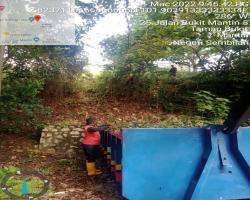 PEMBERSIHAN SEMAK SAMUN  TANAH LOT KOSONG