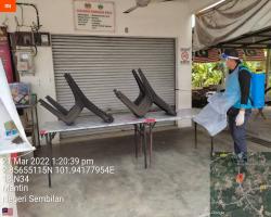 PEMBERSIHAN DAN SEMBURAN NYAHKUMAN (DISINFEKSI) KAWALAN NOVEL CORONAVIRUS COVID -19