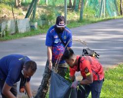 GOTONG ROYONG KALI KEDUA RASAH RAILWAY TOURISM DI JAMBATAN KG CHEDANG,RASAH