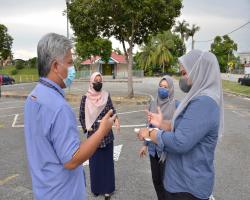 LAWATAN TURUN PADANG TUAN SETIAUSAHA KE TAPAK BAZAAR RAMADAN, STADIUM TUANKU ABDUL RAHMAN PAROI