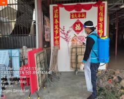 PEMBERSIHAN DAN SEMBURAN NYAHKUMAN (DISINFEKSI) KAWALAN NOVEL CORONAVIRUS COVID -19