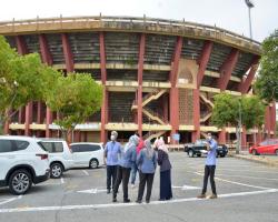 LAWATAN TURUN PADANG TUAN SETIAUSAHA KE TAPAK BAZAAR RAMADAN, STADIUM TUANKU ABDUL RAHMAN PAROI