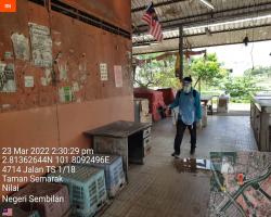  PEMBERSIHAN DAN SEMBURAN NYAHKUMAN (DISINFEKSI) KAWALAN NOVEL CORONAVIRUS COVID -19