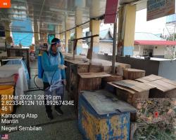  PEMBERSIHAN DAN SEMBURAN NYAHKUMAN (DISINFEKSI) KAWALAN NOVEL CORONAVIRUS COVID -19