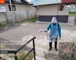  PEMBERSIHAN DAN SEMBURAN NYAHKUMAN (DISINFEKSI) KAWALAN NOVEL CORONAVIRUS COVID -19