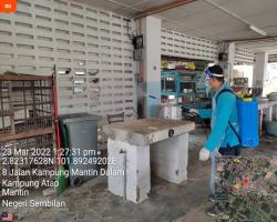  PEMBERSIHAN DAN SEMBURAN NYAHKUMAN (DISINFEKSI) KAWALAN NOVEL CORONAVIRUS COVID -19