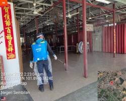  PEMBERSIHAN DAN SEMBURAN NYAHKUMAN (DISINFEKSI) KAWALAN NOVEL CORONAVIRUS COVID -19