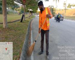 PEMBERSIHAN JALAN-JALAN SELIAAN JKR