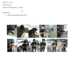 LAPORAN TANGKAPAN ANJING SEPANJANG BULAN FEBRUARI 2022