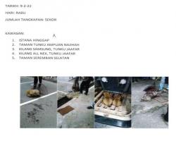 LAPORAN TANGKAPAN ANJING SEPANJANG BULAN FEBRUARI 2022