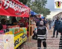 TEMPAT LETAK KERETA HADAPAN KEDAI TAMAN MATAHARI HEIGHT