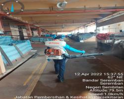  PEMBERSIHAN DAN SEMBURAN NYAHKUMAN (DISINFEKSI) KAWALAN NOVEL CORONAVIRUS COVID -19 