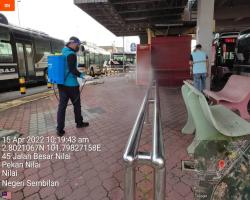 PEMBERSIHAN DAN SEMBURAN NYAHKUMAN (DISINFEKSI) KAWALAN NOVEL CORONAVIRUS COVID -19