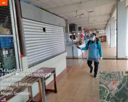 PEMBERSIHAN DAN SEMBURAN NYAHKUMAN (DISINFEKSI) KAWALAN NOVEL CORONAVIRUS COVID -19