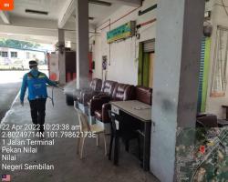 PEMBERSIHAN DAN SEMBURAN NYAHKUMAN (DISINFEKSI) KAWALAN NOVEL CORONAVIRUS COVID -19