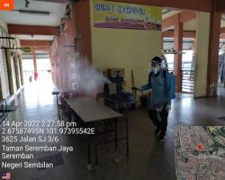 PEMBERSIHAN DAN SEMBURAN NYAHKUMAN (DISINFEKSI) KAWALAN NOVEL CORONAVIRUS COVID -19