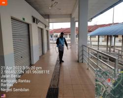  PEMBERSIHAN DAN SEMBURAN NYAHKUMAN (DISINFEKSI) KAWALAN NOVEL CORONAVIRUS COVID -19 