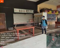 PEMBERSIHAN DAN SEMBURAN NYAHKUMAN (DISINFEKSI) KAWALAN NOVEL CORONAVIRUS COVID -19