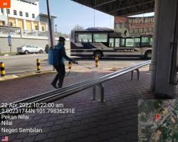 PEMBERSIHAN DAN SEMBURAN NYAHKUMAN (DISINFEKSI) KAWALAN NOVEL CORONAVIRUS COVID -19