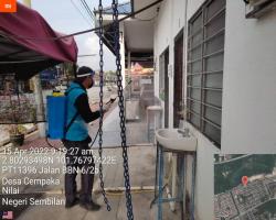 PEMBERSIHAN DAN SEMBURAN NYAHKUMAN (DISINFEKSI) KAWALAN NOVEL CORONAVIRUS COVID -19