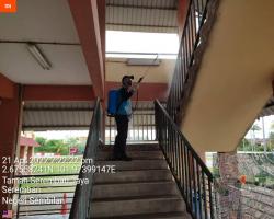  PEMBERSIHAN DAN SEMBURAN NYAHKUMAN (DISINFEKSI) KAWALAN NOVEL CORONAVIRUS COVID -19 