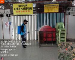 PEMBERSIHAN DAN SEMBURAN NYAHKUMAN (DISINFEKSI) KAWALAN NOVEL CORONAVIRUS COVID -19