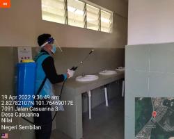 PEMBERSIHAN DAN SEMBURAN NYAHKUMAN (DISINFEKSI) KAWALAN NOVEL CORONAVIRUS COVID -19