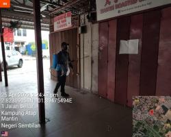 PEMBERSIHAN DAN SEMBURAN NYAHKUMAN (DISINFEKSI) KAWALAN NOVEL CORONAVIRUS COVID -19