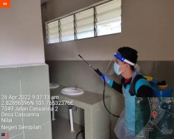 PEMBERSIHAN DAN SEMBURAN NYAHKUMAN (DISINFEKSI) KAWALAN NOVEL CORONAVIRUS COVID -19