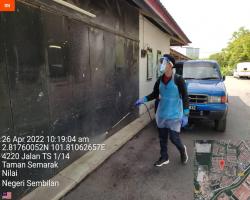 PEMBERSIHAN DAN SEMBURAN NYAHKUMAN (DISINFEKSI) KAWALAN NOVEL CORONAVIRUS COVID -19