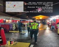 PEMANTAUAN BAZAR AIDILFITRI