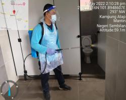 PEMBERSIHAN DAN SEMBURAN NYAHKUMAN (DISINFEKSI) KAWALAN NOVEL CORONAVIRUS COVID -19