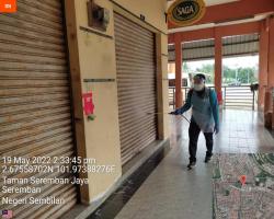 PEMBERSIHAN DAN SEMBURAN NYAHKUMAN (DISINFEKSI) KAWALAN NOVEL CORONAVIRUS COVID -19