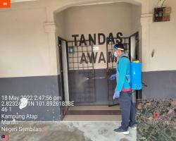 PEMBERSIHAN DAN SEMBURAN NYAHKUMAN (DISINFEKSI) KAWALAN NOVEL CORONAVIRUS COVID -19