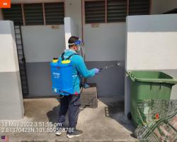 PEMBERSIHAN DAN SEMBURAN NYAHKUMAN (DISINFEKSI) KAWALAN NOVEL CORONAVIRUS COVID -19