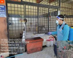 PEMBERSIHAN DAN SEMBURAN NYAHKUMAN (DISINFEKSI) KAWALAN NOVEL CORONAVIRUS COVID -19