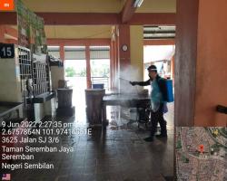  PEMBERSIHAN DAN SEMBURAN NYAHKUMAN (DISINFEKSI) KAWALAN NOVEL CORONAVIRUS COVID -19