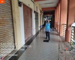  PEMBERSIHAN DAN SEMBURAN NYAHKUMAN (DISINFEKSI) KAWALAN NOVEL CORONAVIRUS COVID -19